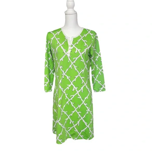 Melly M Dresses | Melly M | Green Bamboo Print Dress S | Color: Green/White | Size: S | Lexua_2000's Closet Melly M Dresses | Melly M | Green Bamboo Print Dress S | Color: Green/White | Size: S | Lexua_2000's Closet